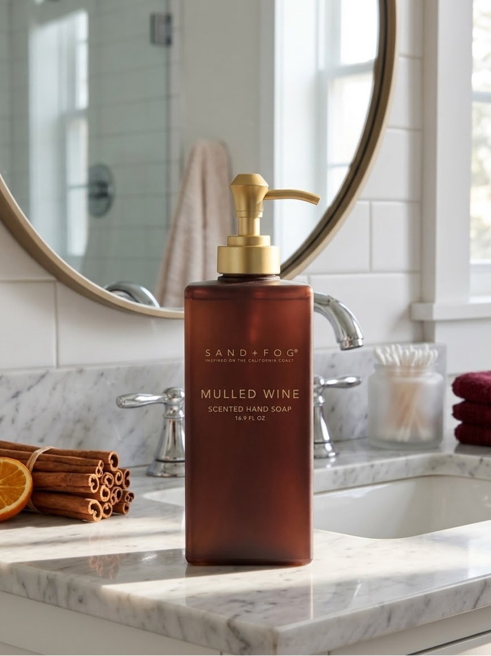 Sand + Fog Hand Soap Mulled Wine or Eucalyptus Mint